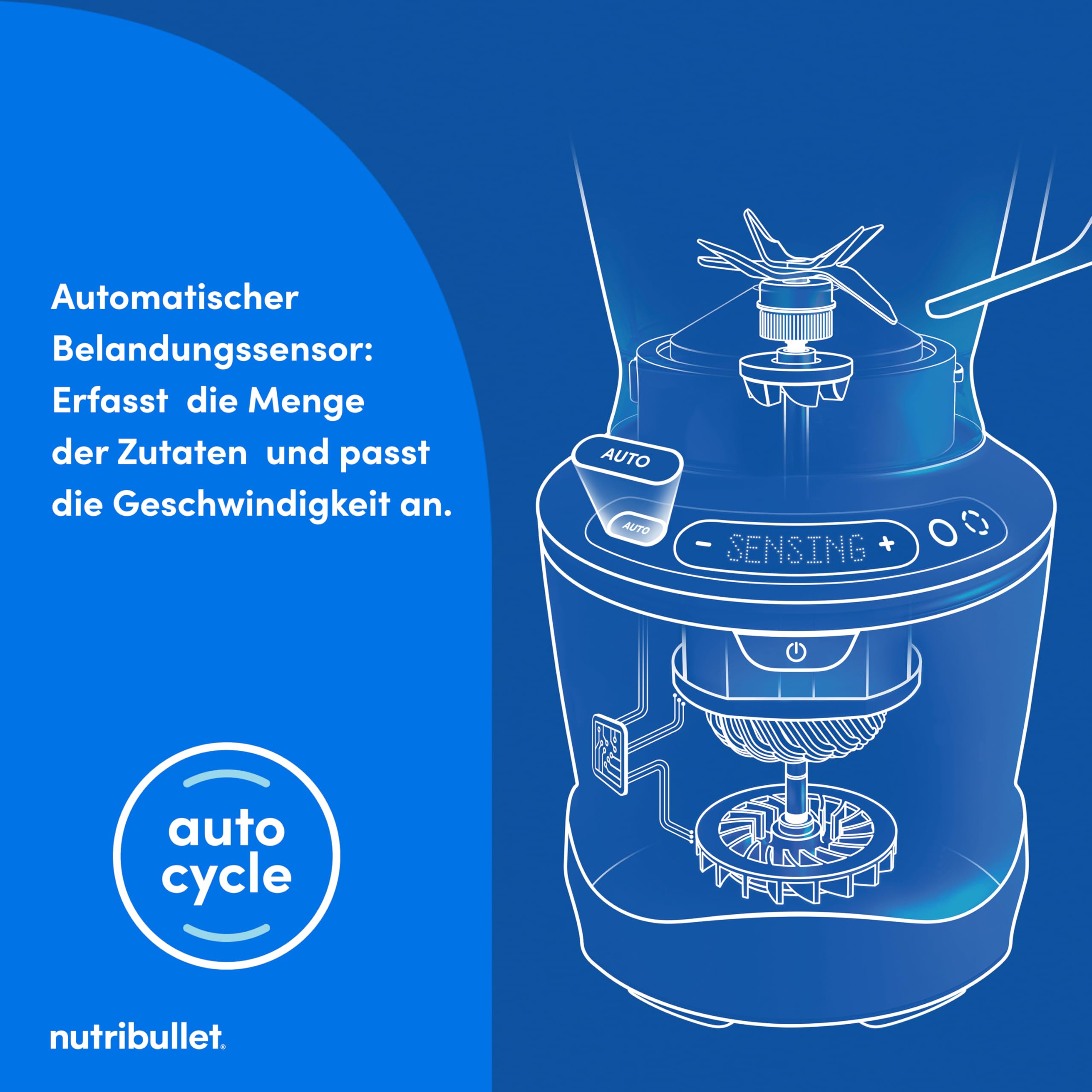 nutribullet-blender-combo-nbf550dg-standmixer-1500w-schwarz image 3