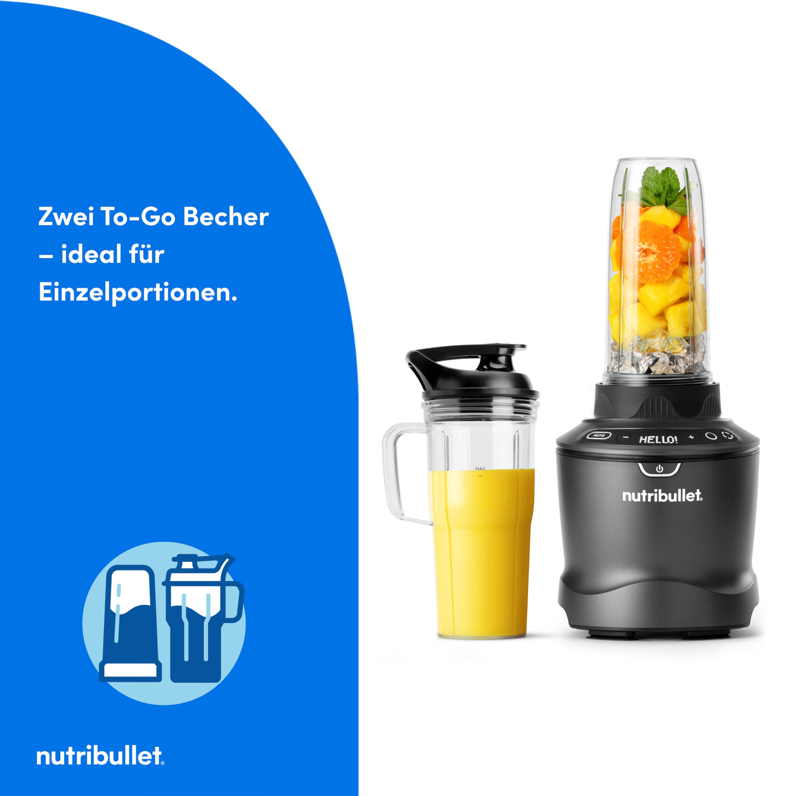 nutribullet-blender-combo-nbf550dg-standmixer-1500w-schwarz image 8