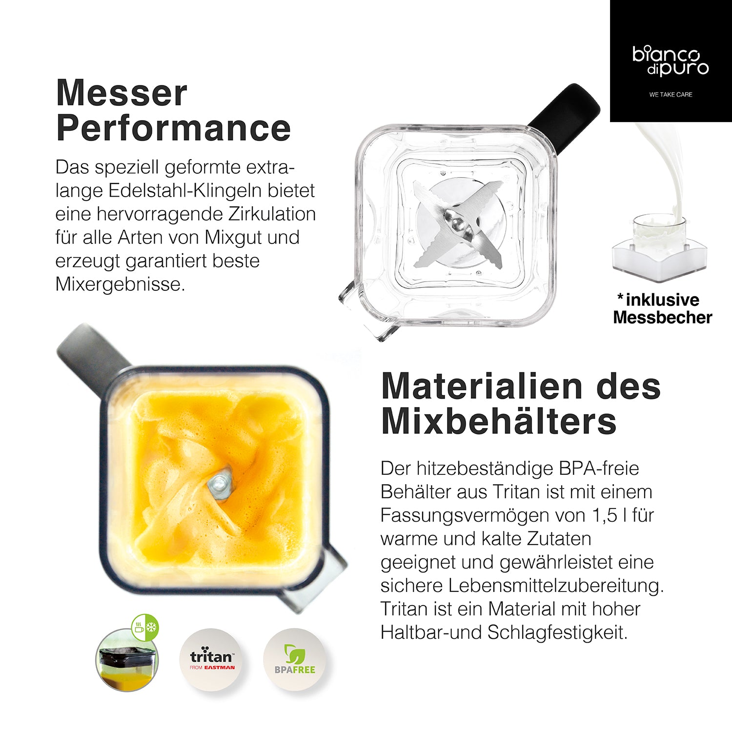 bianco-di-puro-gusto-alpha-hochleistungsmixer-mit-soundcover image 3