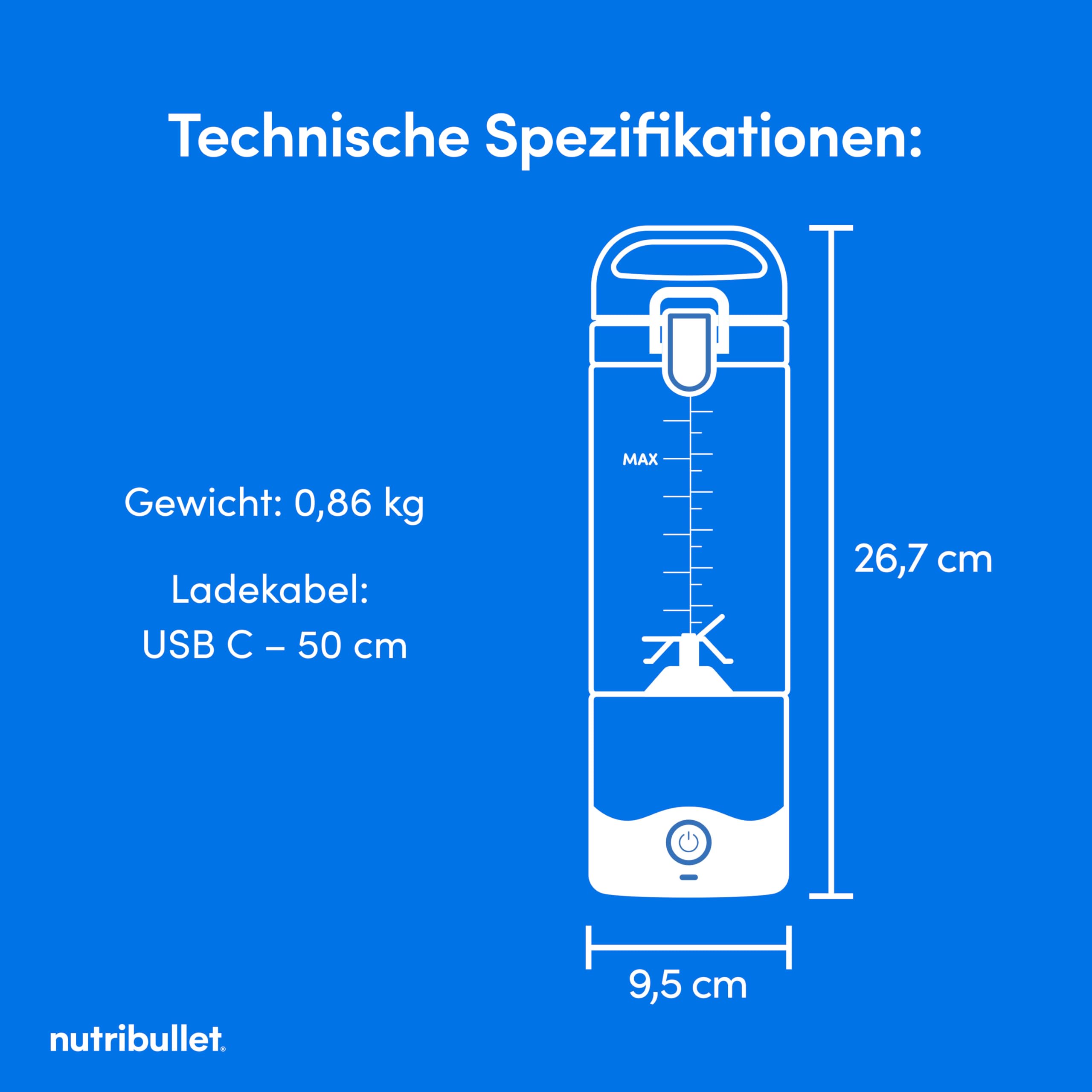 nutribullet-portable-mixer-schwarz-475-ml-akku image 7