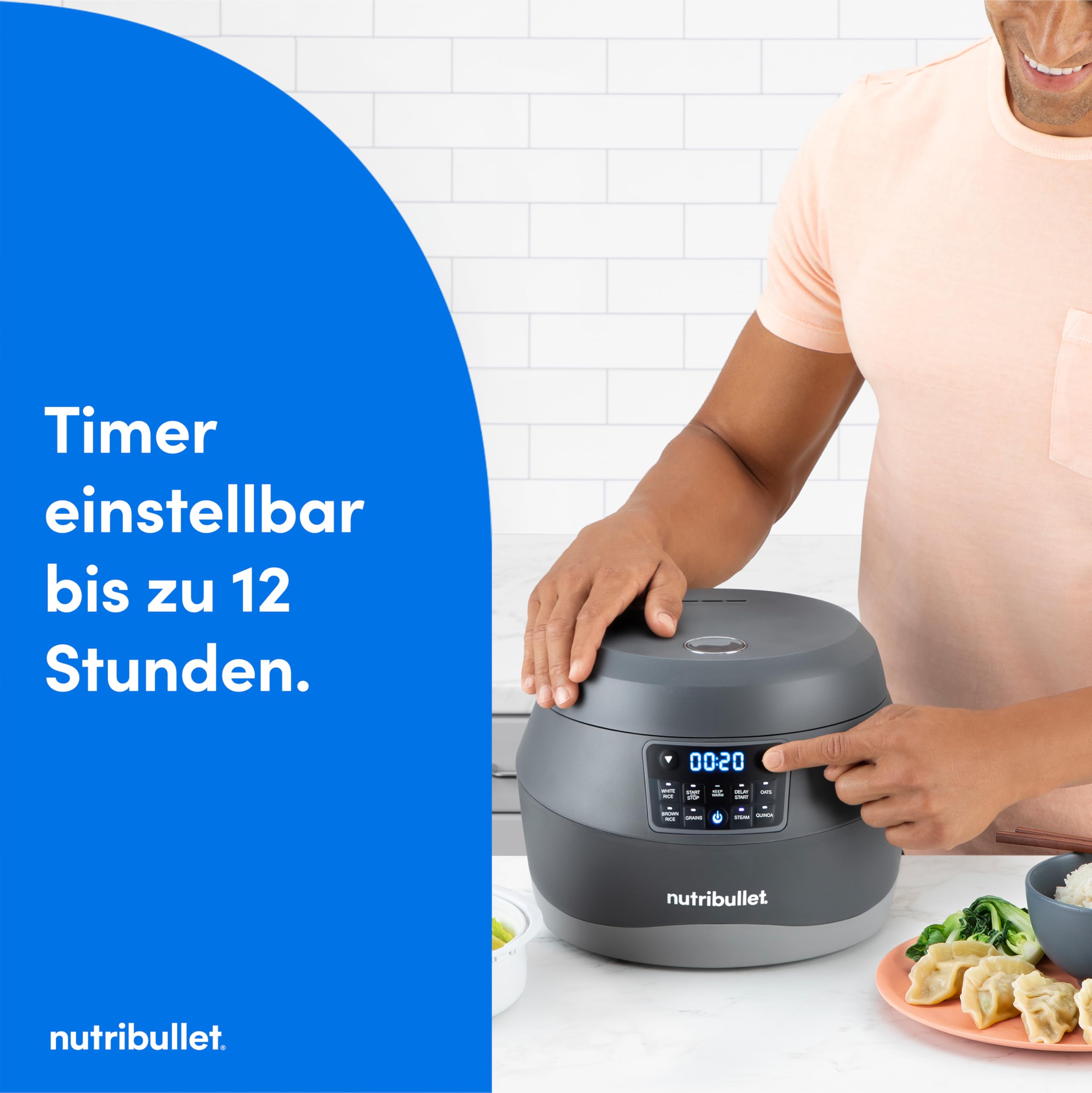 nutribullet-everygrain-cooker-reiskocher-10-tassen-grau image 4