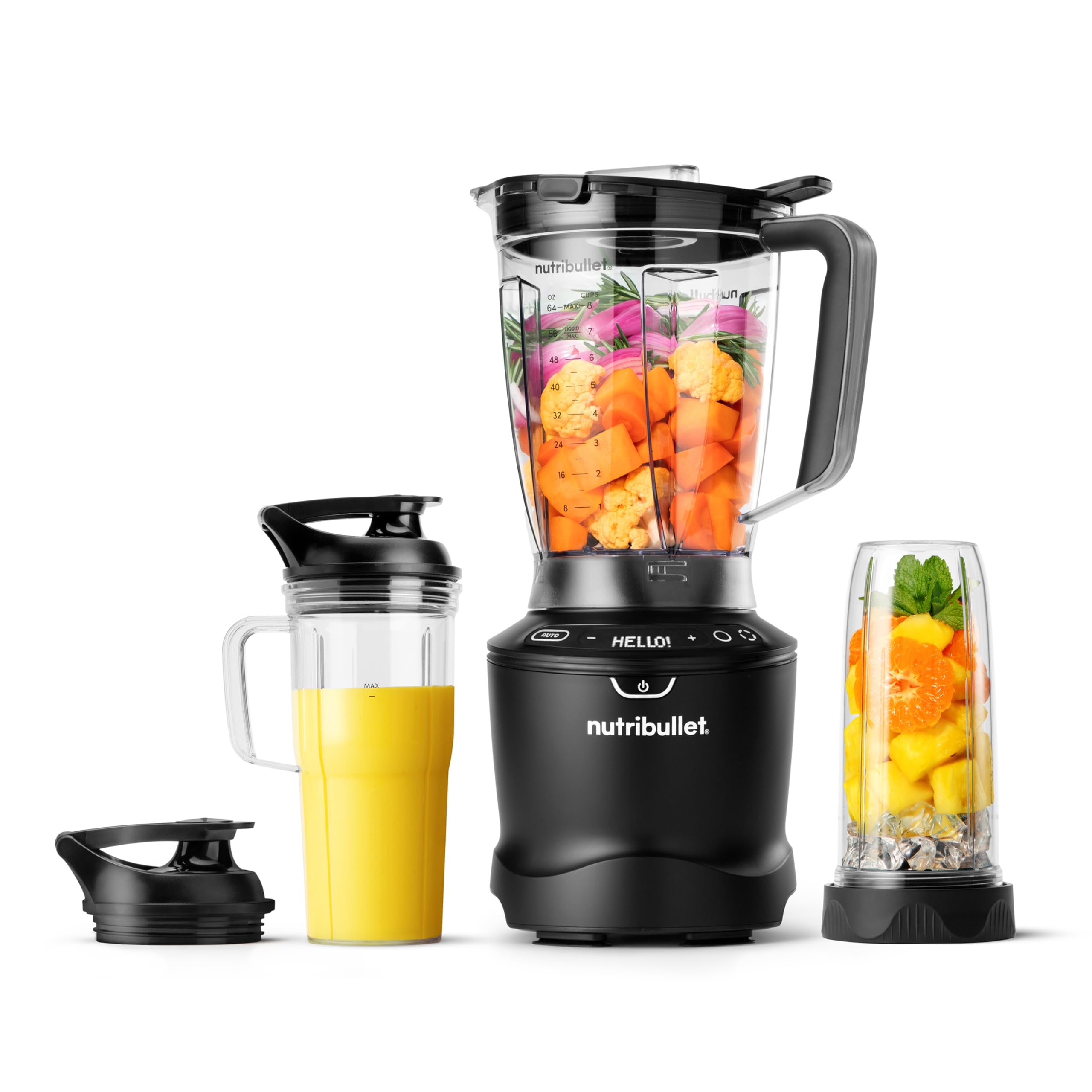 nutribullet-blender-combo-nbf550dg-standmixer-1500w-schwarz image 1