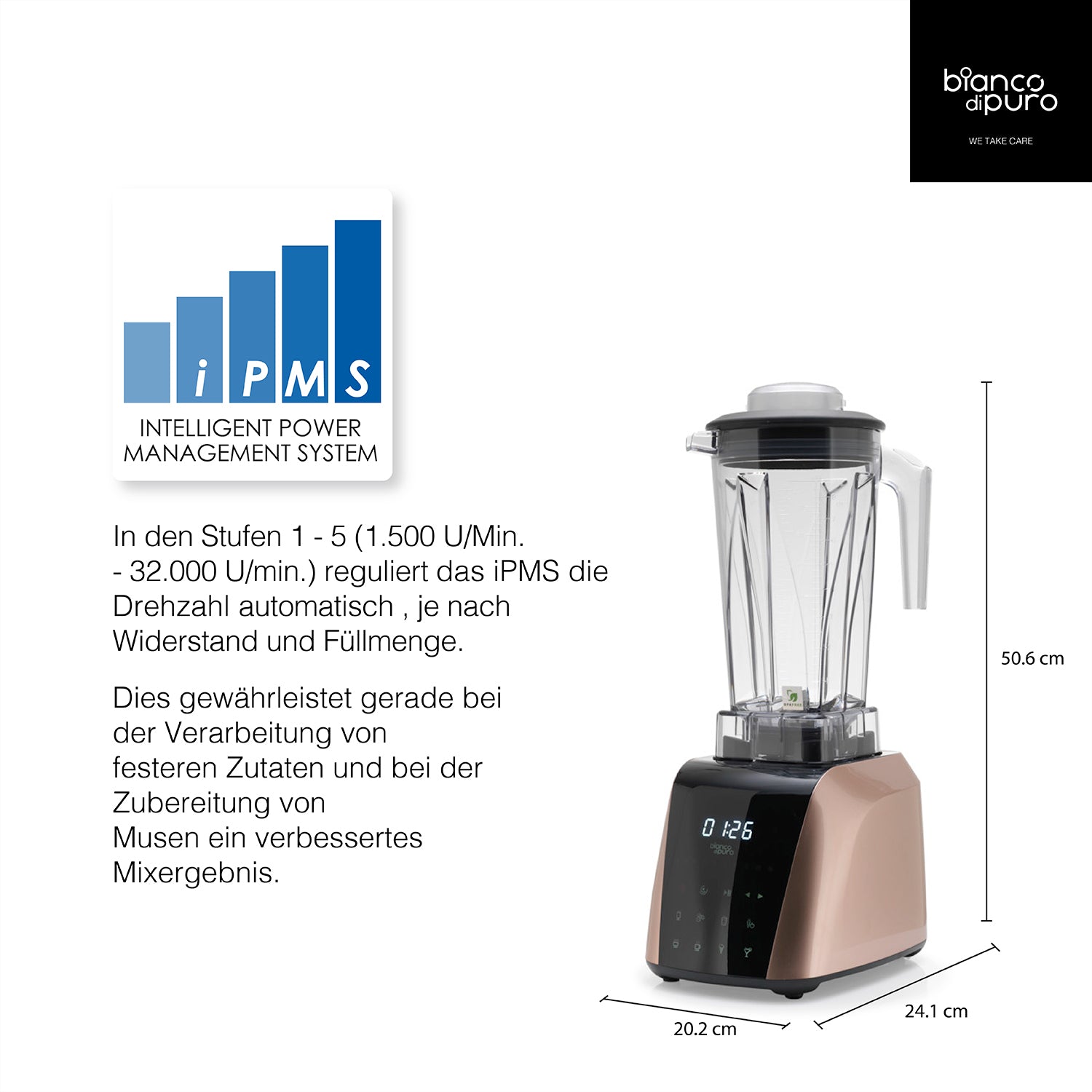 bianco-di-puro-patto-standmixer-deep-ocean-green-hochleistungsmixer image 8