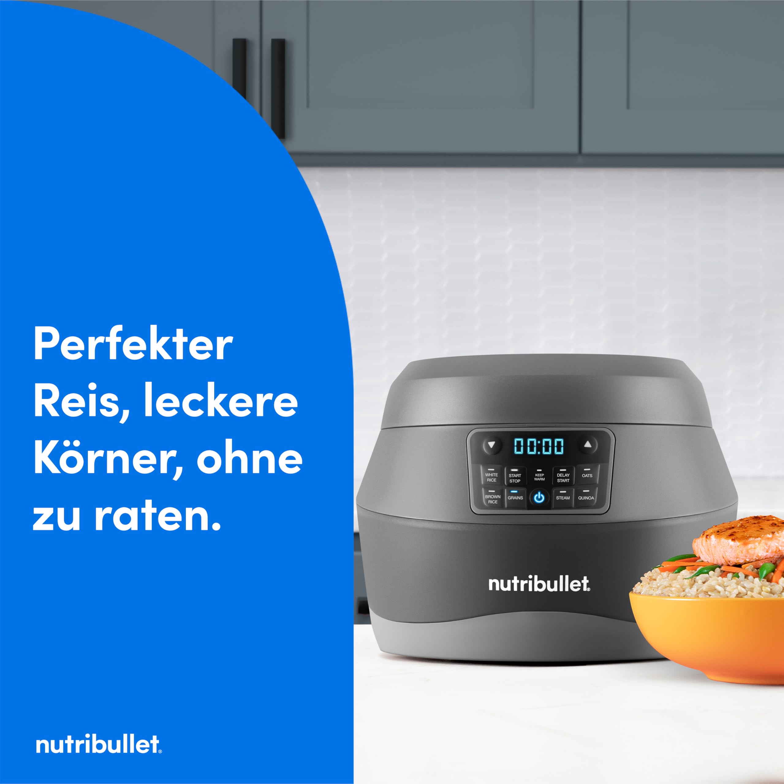 nutribullet-everygrain-cooker-reiskocher-10-tassen-grau image 2