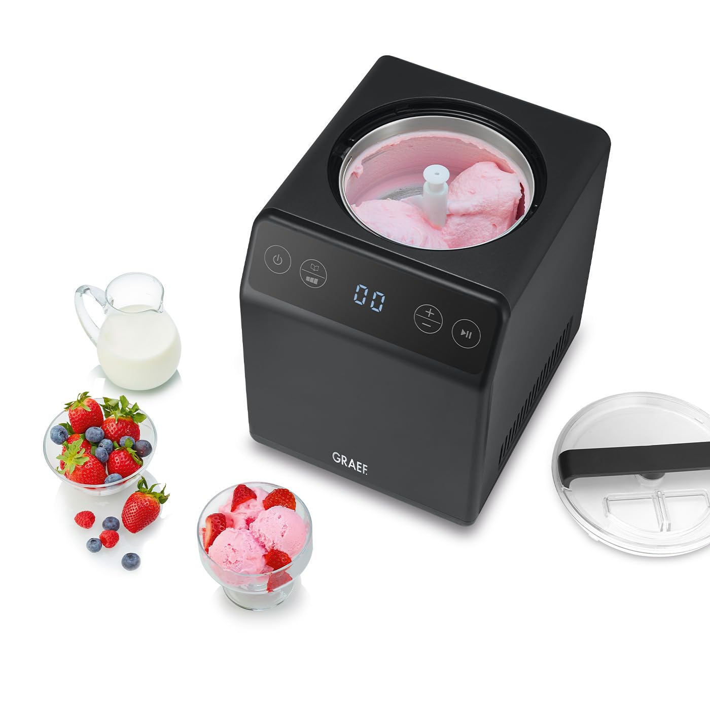 graef-style-im706-eismaschine-2-liter-eisenglimmergrau image 3
