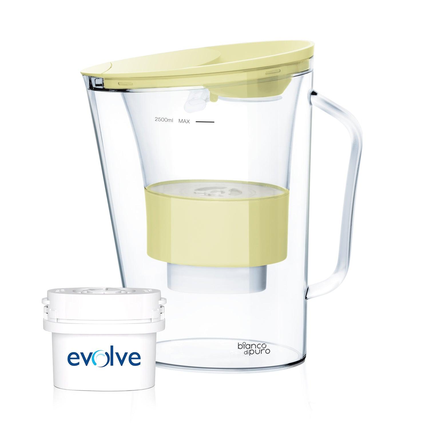 bianco-di-puro-aqualita-wasserfilterkanne-wei-kalk image 1