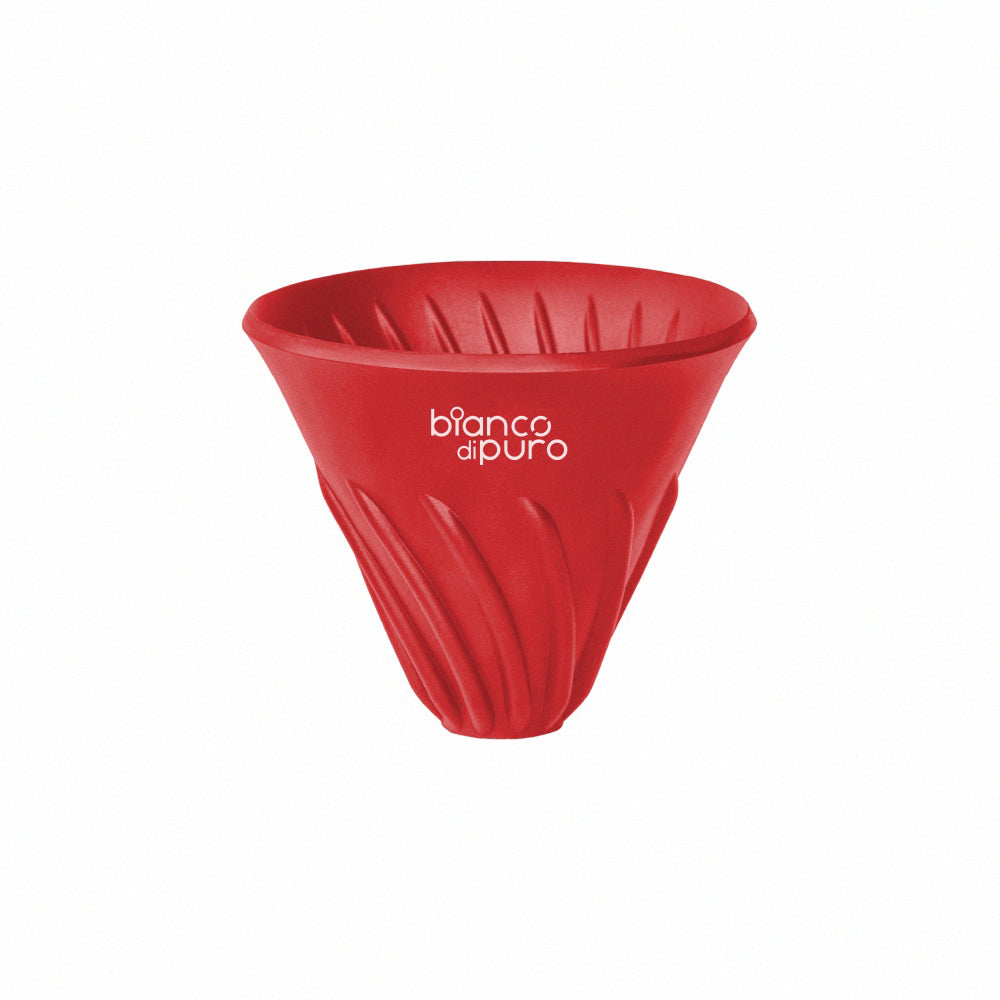 bianco-di-puro-fi-fi-kaffeefilter-silikon-rot-faltbar image 2