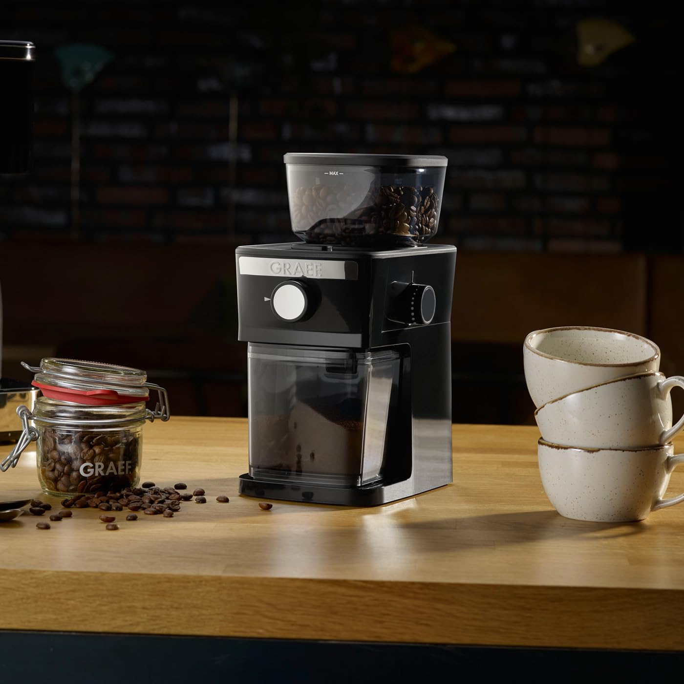 graef-style-cm252-kaffeem-hle-schwarz-80g-17-stufen image 6