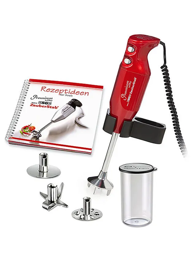 esge-zauberstab-m250-stabmixer-basis-paket-red-metallic-250-watt image 1