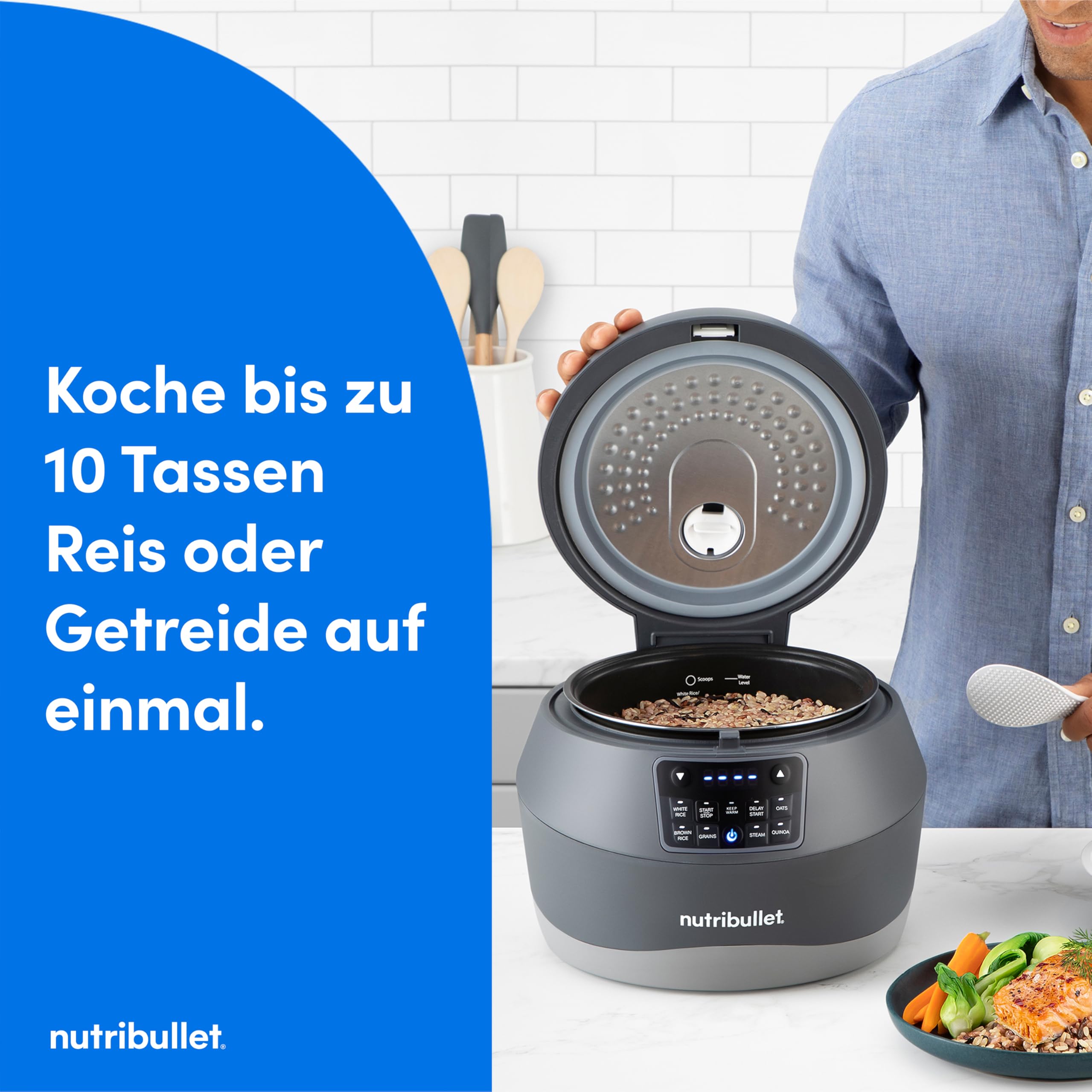 nutribullet-everygrain-cooker-reiskocher-10-tassen-grau image 6