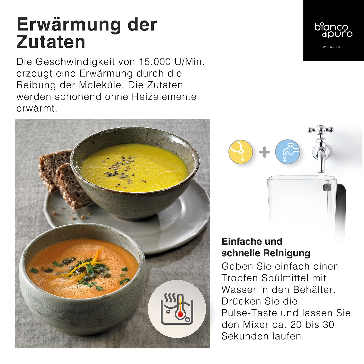 bianco-di-puro-gusto-alpha-hochleistungsmixer-mit-soundcover image 5