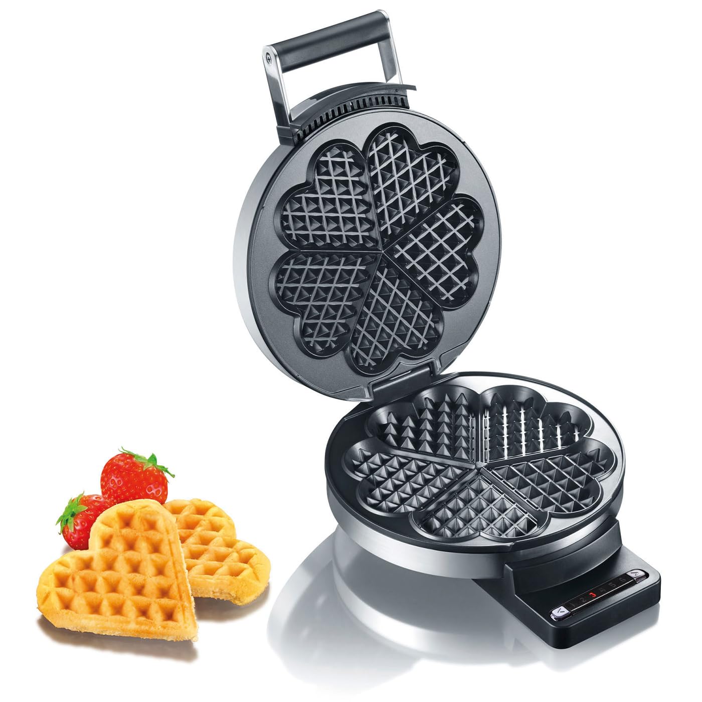 graef-style-wa80-waffeleisen-herzchen-edelstahl-antihaft image 6