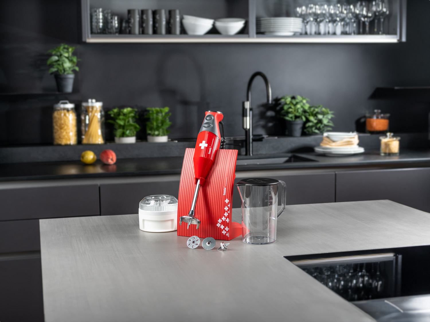 bamix-swissline-design-d-stabmixer-rot-swiss-edition-200w image 2