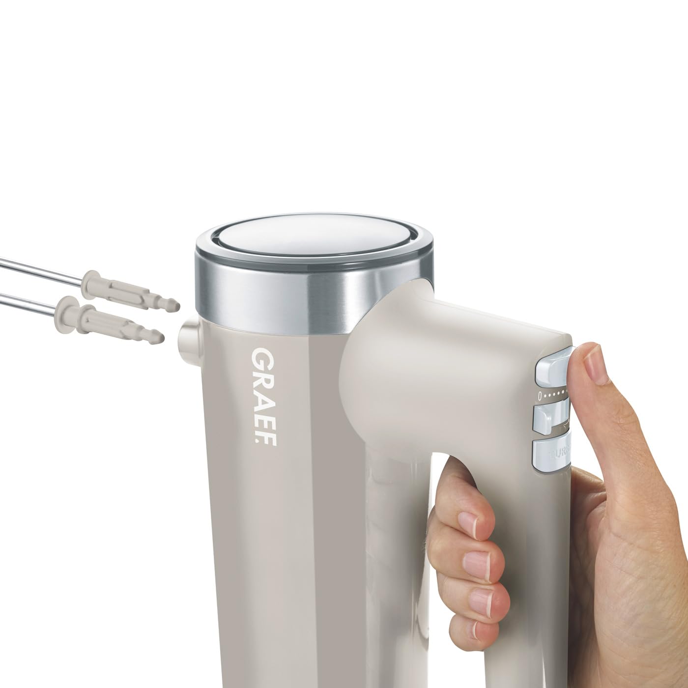 graef-style-hm508-handmixer-taupe-600w-7-stufen image 2