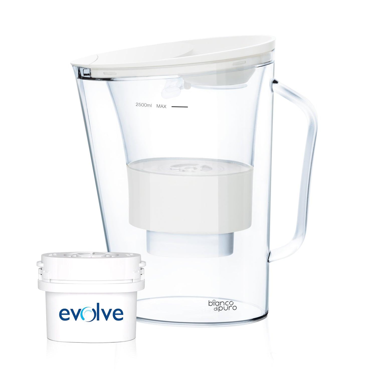 bianco-di-puro-aqualita-wasserfilterkanne-wei-kalk image 3