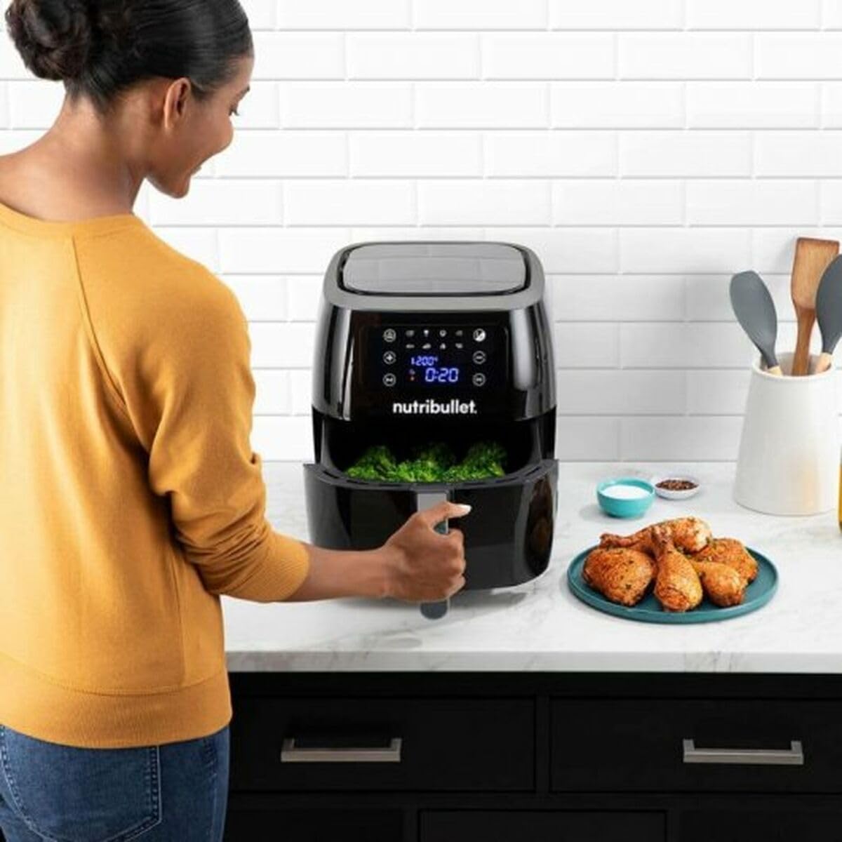 nutribullet-air-fryer-nba071b-hei-luftfritteuse-7-l-schwarz image 4